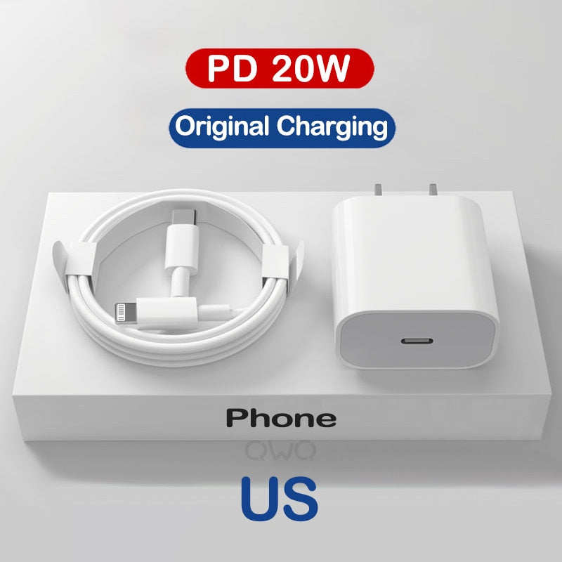 Carregador USB-C Original Apple para iPhone e iPad - Carregamento Rápido PD