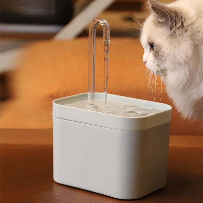 Fonte de Água Automática com Filtro USB para Gatos