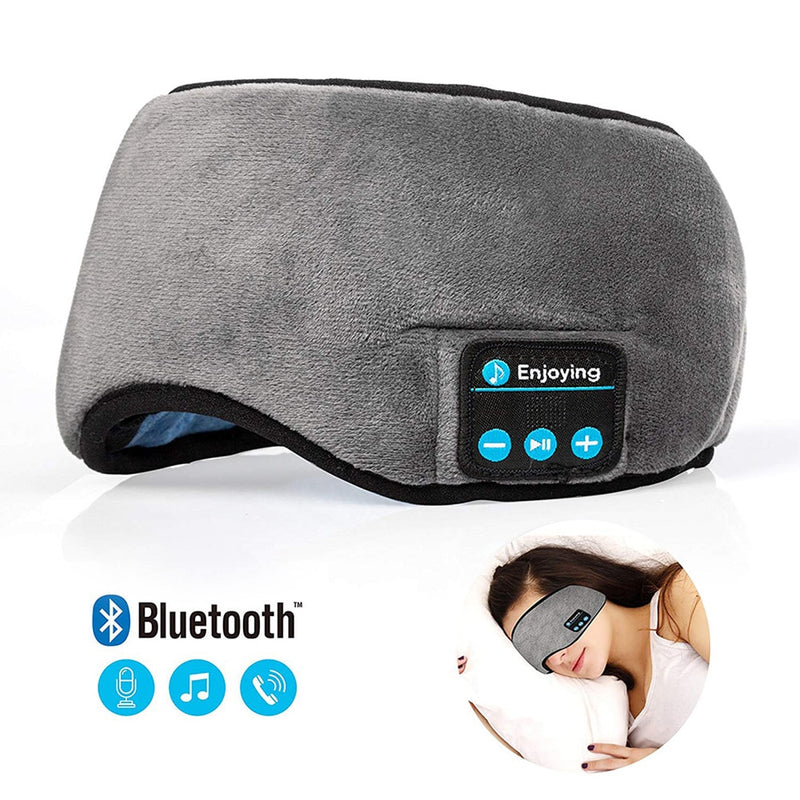 Fones de Ouvido Bluetooth para Dormir com Máscara de Olhos