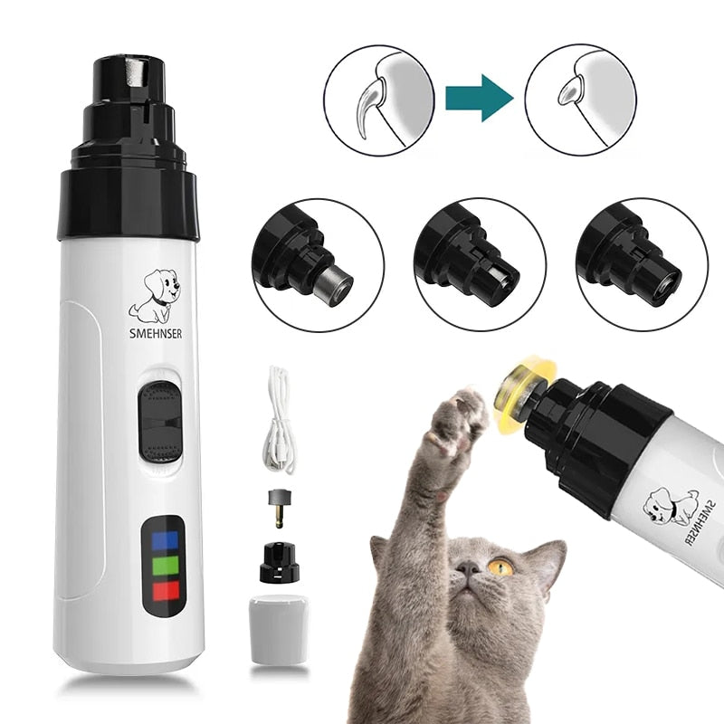 Aparador de Unhas Elétrico para Cães e Gatos