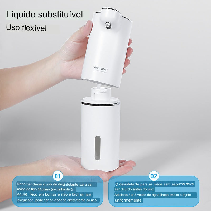 Dispensador Automático de Sabão Espumante Inteligente para Banheiro